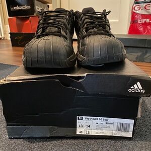 Adidas Pro Model 2G Low "Triple Black", Mens size 13